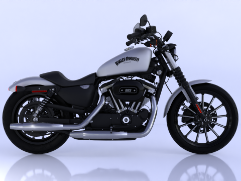 Harley Davidson Iron 883 High-Detail Modello 3D