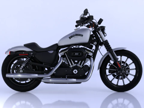 Harley Davidson Iron 883 High-Detail 3D Model