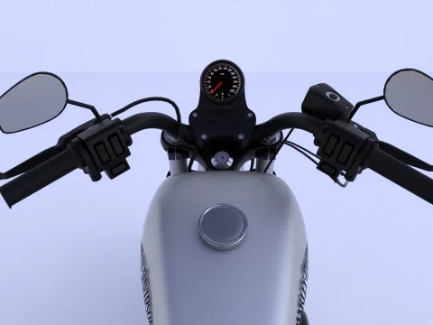 Harley Davidson Iron 883 High-Detail 3D Model