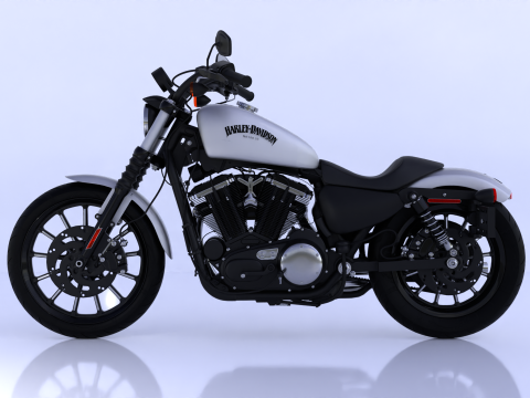 Harley Davidson Iron 883 High-Detail Modello 3D