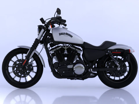 Harley Davidson Iron 883 High-Detail 3D Model