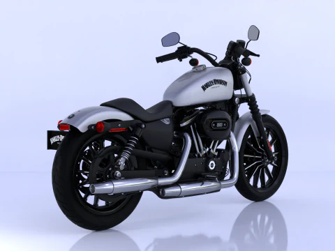 Harley Davidson Iron 883 High-Detail 3D Model