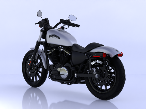 Harley Davidson Iron 883 High-Detail Modello 3D