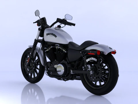 Harley Davidson Iron 883 High-Detail 3D Model