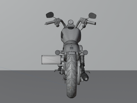 Harley Davidson Iron 883 High-Detail Modello 3D
