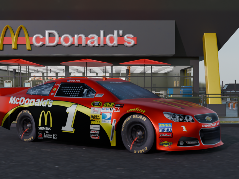 McDonalds Restaurant 3D Model