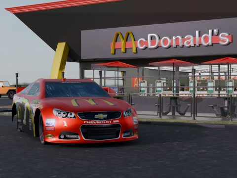 McDonalds Restaurant 3D Model