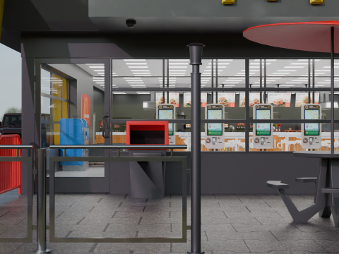 McDonalds Restaurant 3D Model