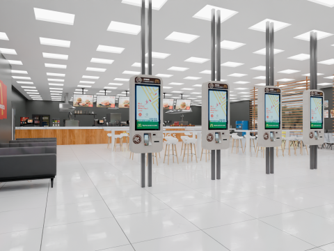 McDonalds Restaurant 3D Model