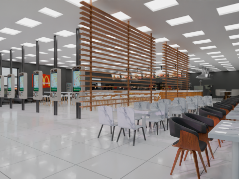 McDonalds Restaurant 3D Model