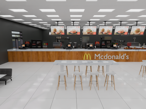 McDonalds Restaurant 3D Model