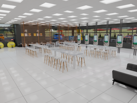 McDonalds Restaurant 3D Model