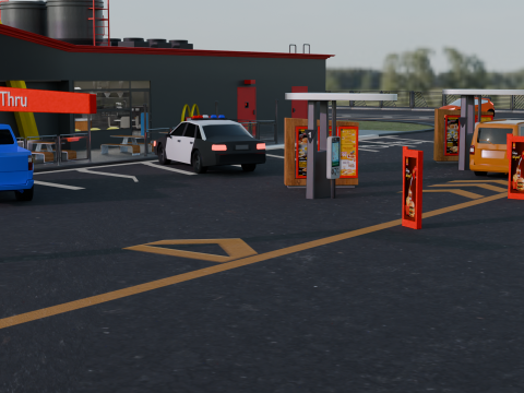 McDonalds Restaurant 3D Model