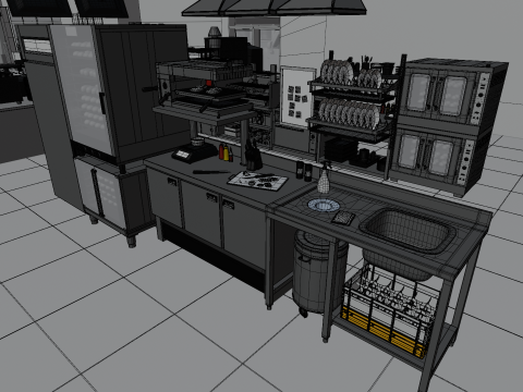 McDonalds Restaurant 3D Model