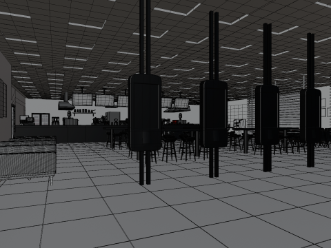 McDonalds Restaurant 3D Model