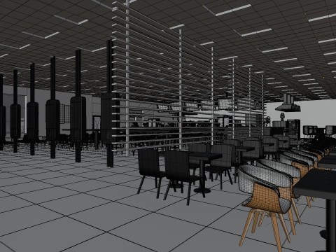 McDonalds Restaurant 3D Model