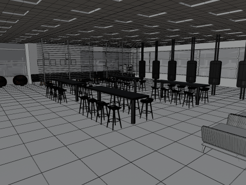 McDonalds Restaurant 3D Model