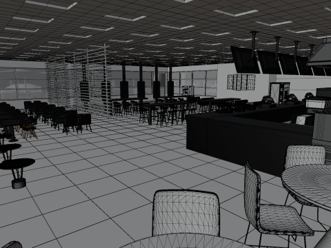 McDonalds Restaurant 3D Model