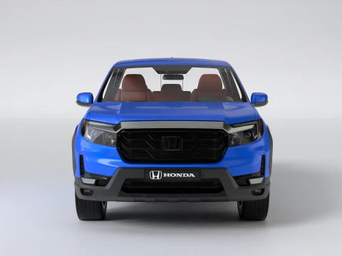 Honda Ridgeline High Poly Realistic Pickup Truck 3D Model