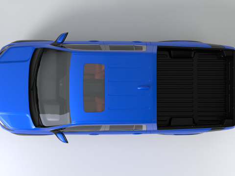 Camioneta pickup realista Honda Ridgeline High Poly Modelo 3D