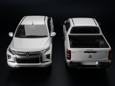 Camioncino Mitsubishi L200 Modello 3D