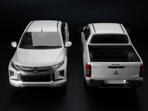Mitsubishi L200 Pickup Truck 3D Model