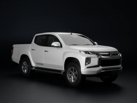 Mitsubishi L200 Pickup Truck 3D Model