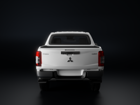 Camioncino Mitsubishi L200 Modello 3D