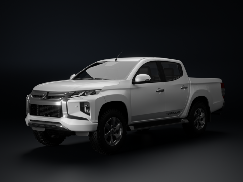 Camioncino Mitsubishi L200 Modello 3D