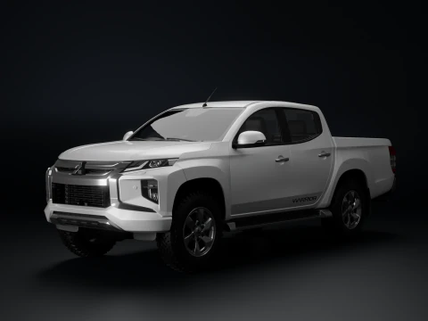 Mitsubishi L200 Pickup Truck 3D Model