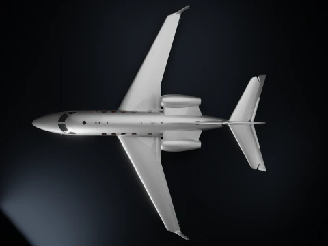 Embraer Phenom 300 Fully Detailed Interior Exterior 3D Model