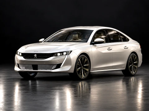 Peugeot 508 GT Highly Detailed 3D Car Model 3D Model