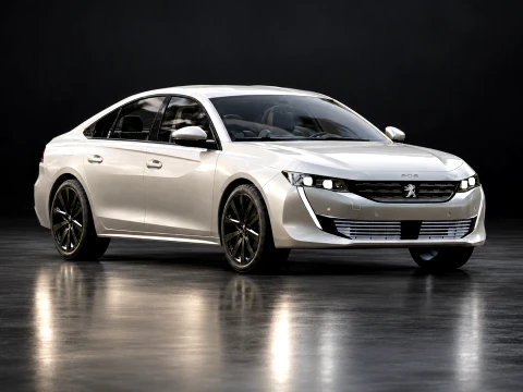 Peugeot 508 GT Highly Detailed 3D Car Model 3D Model