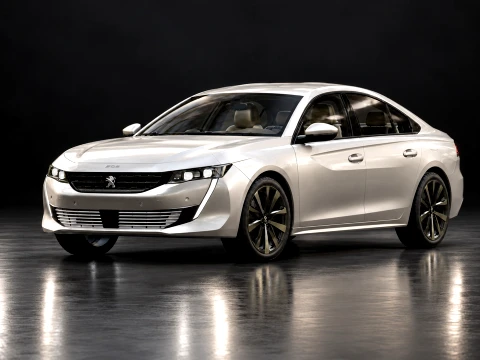 Peugeot 508 GT Highly Detailed 3D Car Model 3D Model