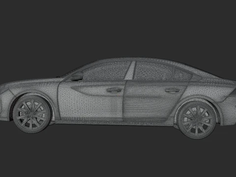 Peugeot 508 GT Highly Detailed 3D Car Model 3D Model