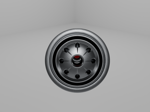 Oil Filter Model 3D