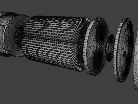 Oil Filter Model 3D