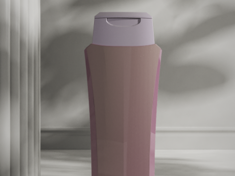 Bottle of Shampoo 3D मॉडल