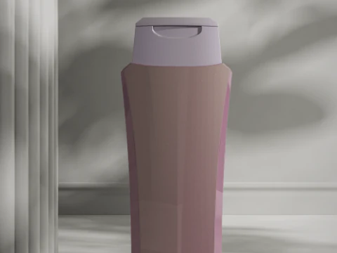 Bottle of Shampoo 3D Model