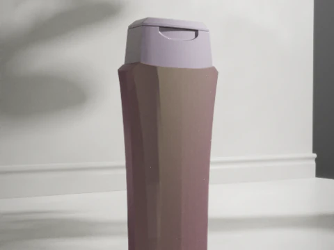 Frasco de Shampoo Modelo 3D