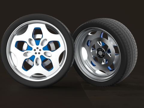 Pneumatic Tire 3D 모델