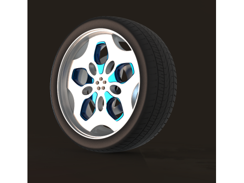 Pneumatic Tire 3D 모델