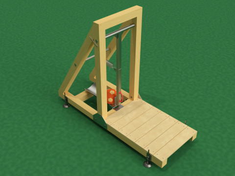Mechanical Foot equipment of football clubs 3D Model