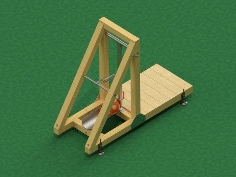 Mechanical Foot equipment of football clubs 3D Model