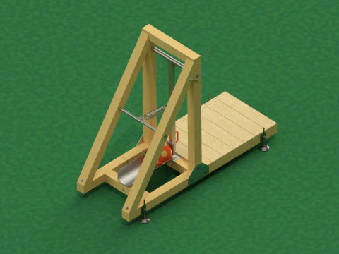 Mechanical Foot equipment of football clubs 3D Model