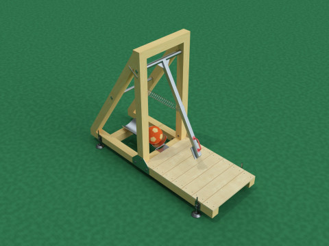 Mechanical Foot equipment of football clubs 3D Model