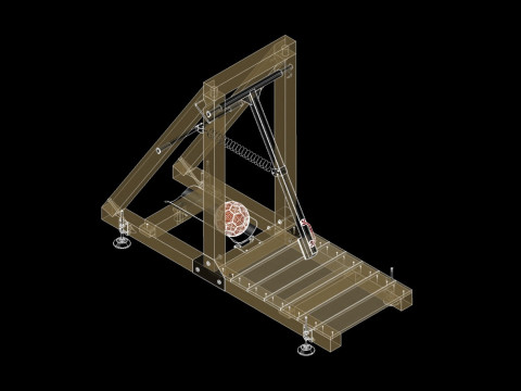 Mechanical Foot equipment of football clubs 3D Model