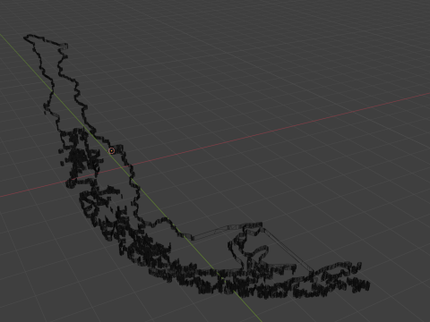 Chile Map Model 3D