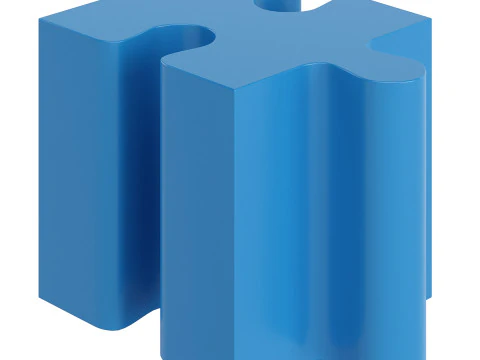 Sixinch Puzzle Series Pouf 3D Model