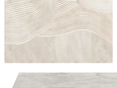 カーペット ニュアンスカラー コット 3Dモデル